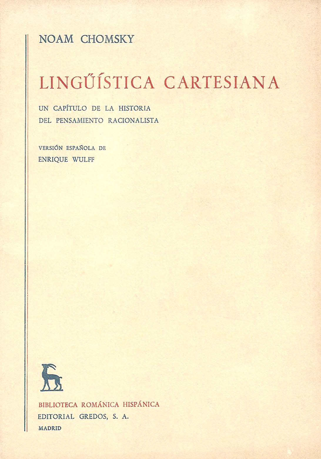 Lingüistica Cartesiana